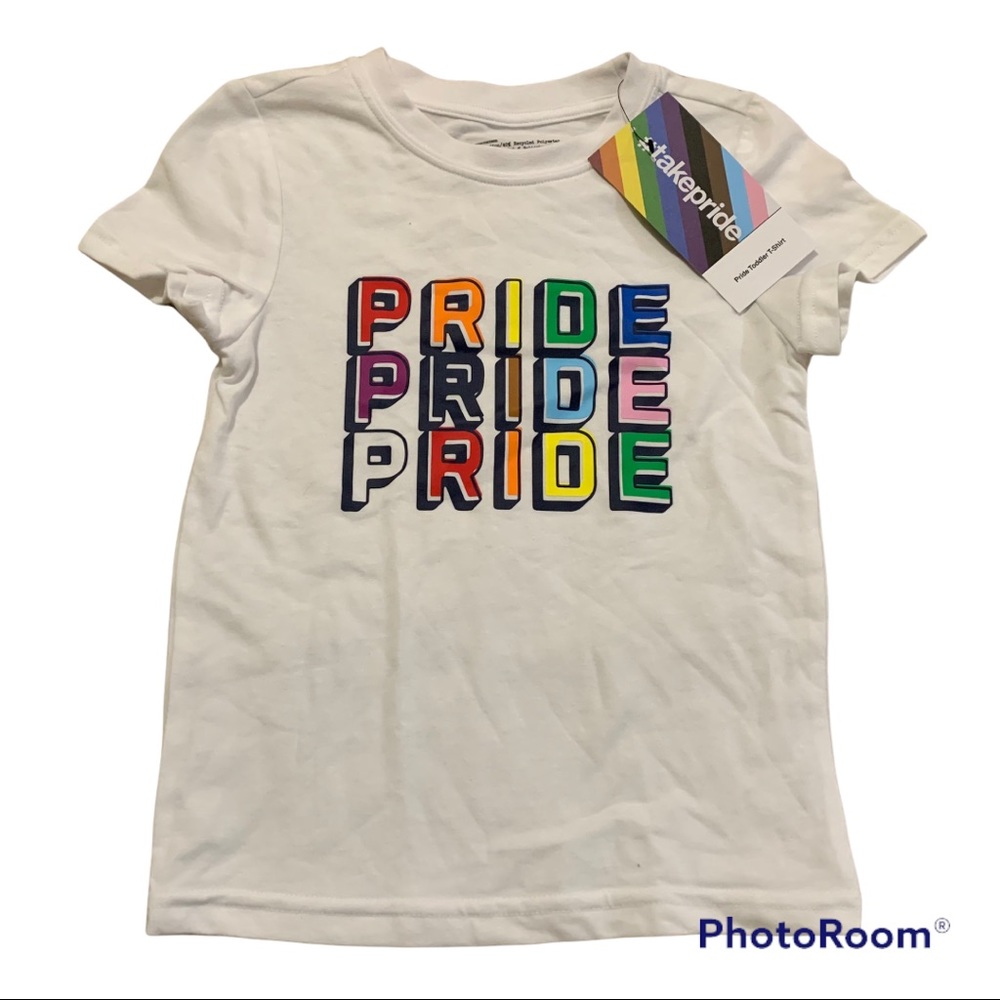 Pride rainbow kids shirt